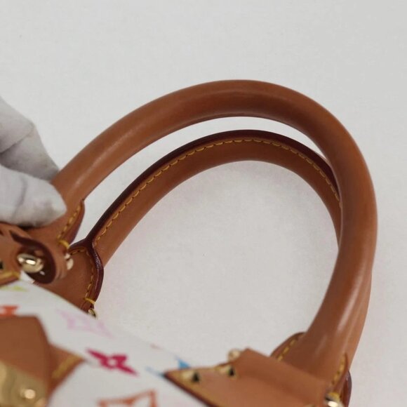 LOUIS VUITTON Monogram Multicolor Speedy 30 Hand Bag White M92643 Auth 118954V - Picture 9 of 15